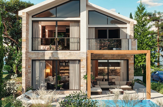 Эксклюзивные виллы с видом на море - фото