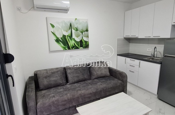 Уютная студия с большой террасой - фото