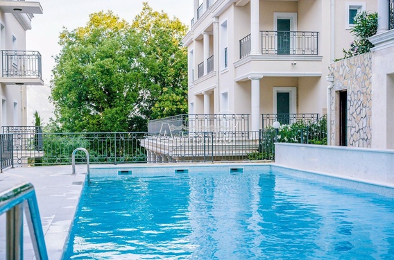 Элитный жилой комплекс со своей территорией и бассейном, Кумбор, Херцег Нови - фото