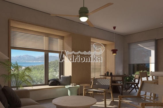 Новые современные дома в Дженовичи с панорамным видом на море - фото