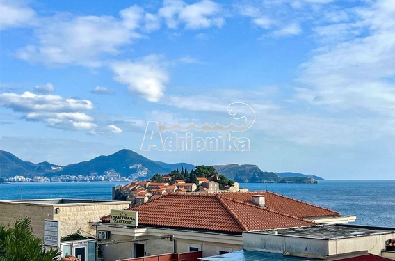 Квартира с видом на остров Свети Стефан, Будванский регион - фото
