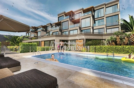 Новый комплекс с бассейном в Каве, Тиват - фото