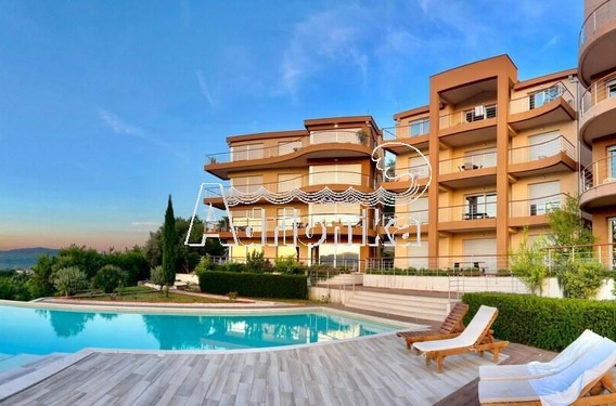 Роскошная квартира с видом на море, расположена в жилом комплексе с общим бассейном, Кавач - фото