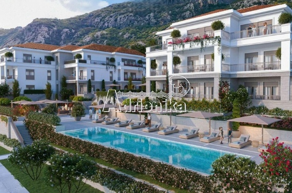 Роскошный жилой комплекс в стадии строительства в отличной локации, Доброта, Котор - фото