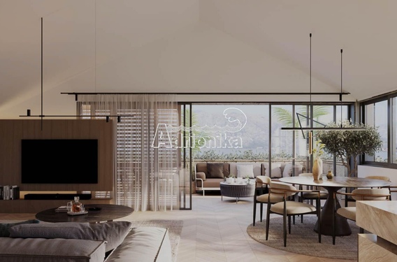 Эксклюзивное предложение! Четырёхкомнатный пентхаус на первой линии у моря, Доброта, Котор - фото