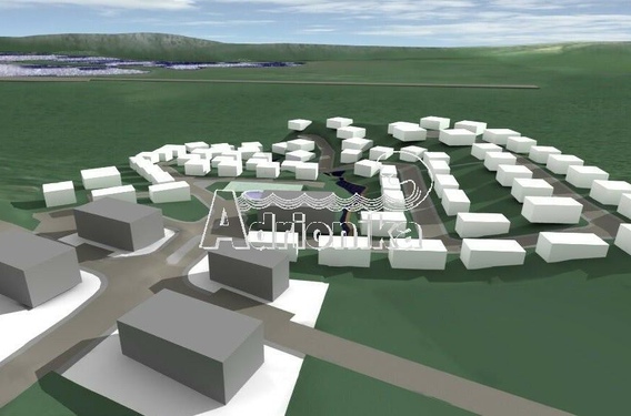 Большой, урбанизированный участок в Кавче, Тиват 24.474м2 - фото