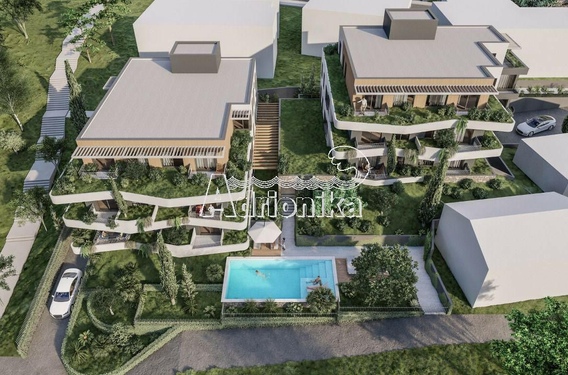 Эксклюзивный новый проект с бассейном в самой солнечной части Которского залива, Доброта - фото