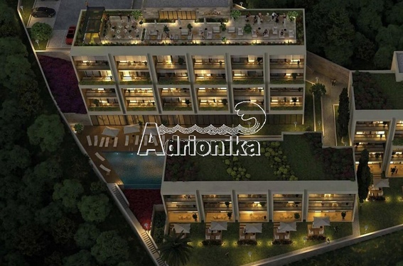 Новый проект с роскошными апартаментами и удобствами вблизи курорта Портонови, Кумбор, Херцег-Нови - фото