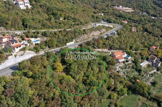 Участок в Лапчичах с панорамным видом на море и Будву - фото