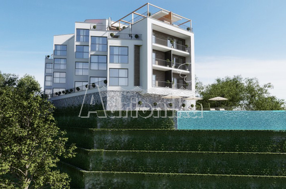 Квартиры в комплексе с бассейном в Тивате - фото