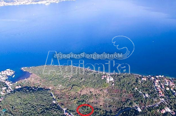 Ровный участок под застройку на Луштице, Гошичи, в нескольких минутах ходьбы от моря - фото