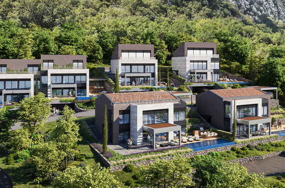 Эксклюзивный проект с роскошными виллами в Доброте! - фото