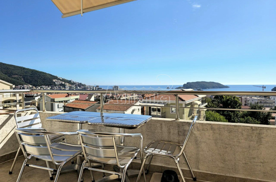 Квартира с одной спальней, Будва, Лази и с видом на море - фото