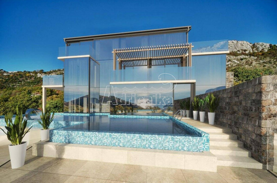 Вилла с бассейном под бутик-отель с потрясающим видом в Будванской Ривьере - фото