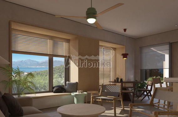 Новые современные дома в Дженовичи с панорамным видом на море - фото