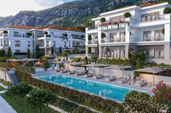 Роскошный жилой комплекс в стадии строительства в отличной локации, Доброта, Котор - фото