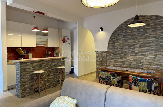 Однокомнатная квартира на первой линии у моря, Прчань, Котор - фото