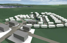 Большой, урбанизированный участок в Кавче, Тиват 24.474м2