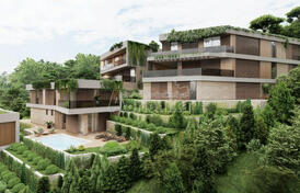 Урбанизированный участок с одобренным проектом под строительство 4-ех вилл, Кавач