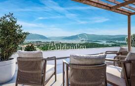 Новые квартиры в стадии строительства с видом на море в Каваце, Которский залив